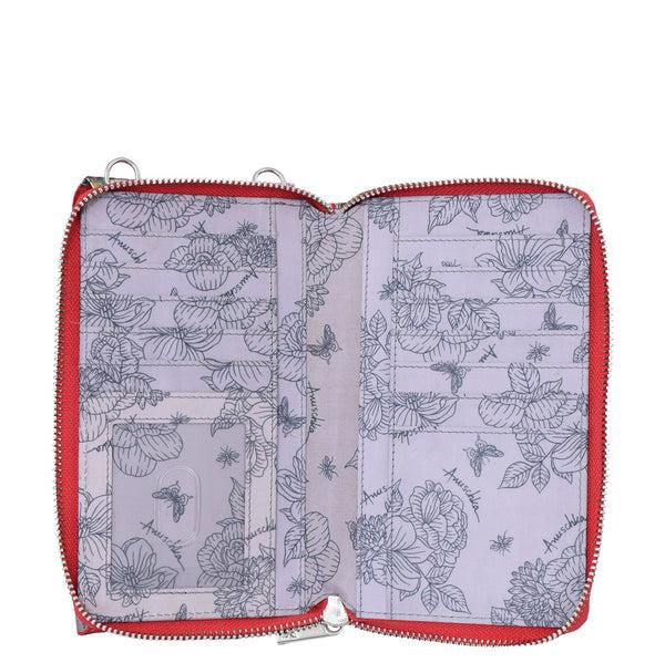 Anuschka Wanderlust Luxe Fabric Phone Organizer Wallet - 13012