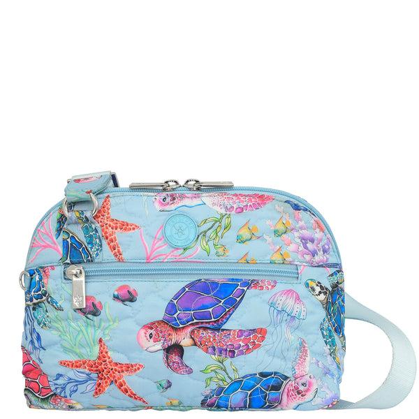 anuschka Wanderlust Quilted Fabric Dome Crossbody - 16017