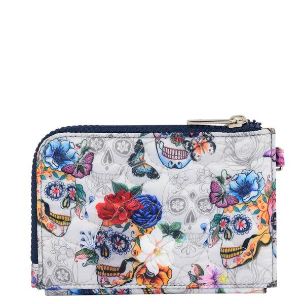 Anuschka Wanderlust Quilted Fabric Double Zip Wristlet - 18003