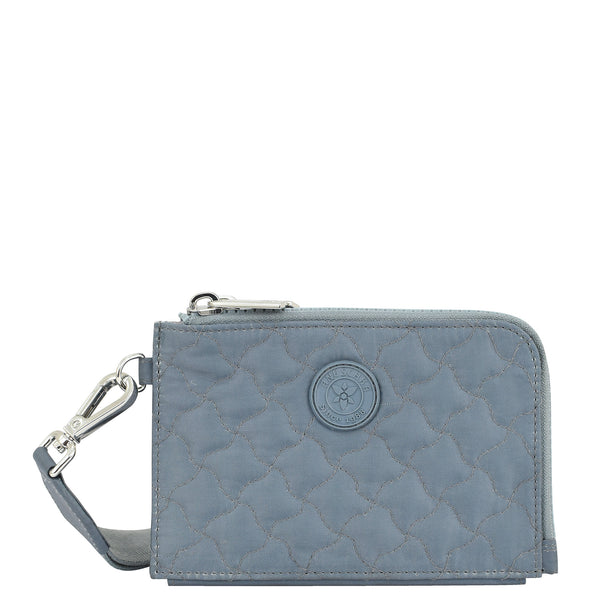 anuschka Wanderlust Quilted Fabric Double Zip Wristlet - 18003