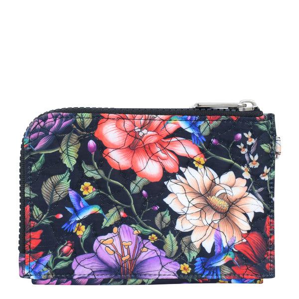 Anuschka Wanderlust Quilted Fabric Double Zip Wristlet - 18003