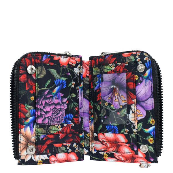 Anuschka Wanderlust Quilted Fabric Double Zip Wristlet - 18003