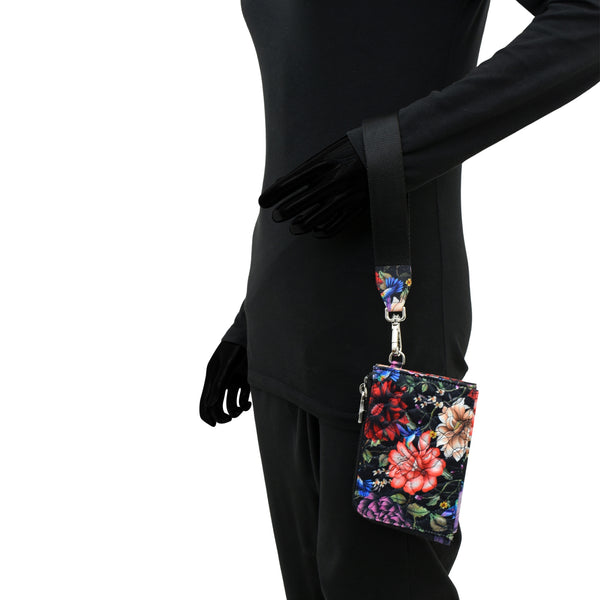 Anuschka Wanderlust Quilted Fabric Double Zip Wristlet - 18003