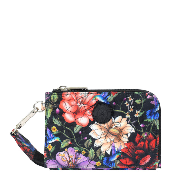 anuschka Wanderlust Quilted Fabric Double Zip Wristlet - 18003