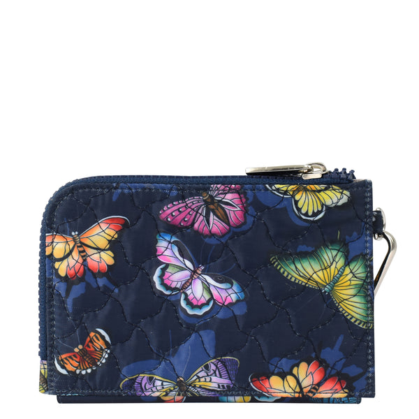 Anuschka Wanderlust Quilted Fabric Double Zip Wristlet - 18003