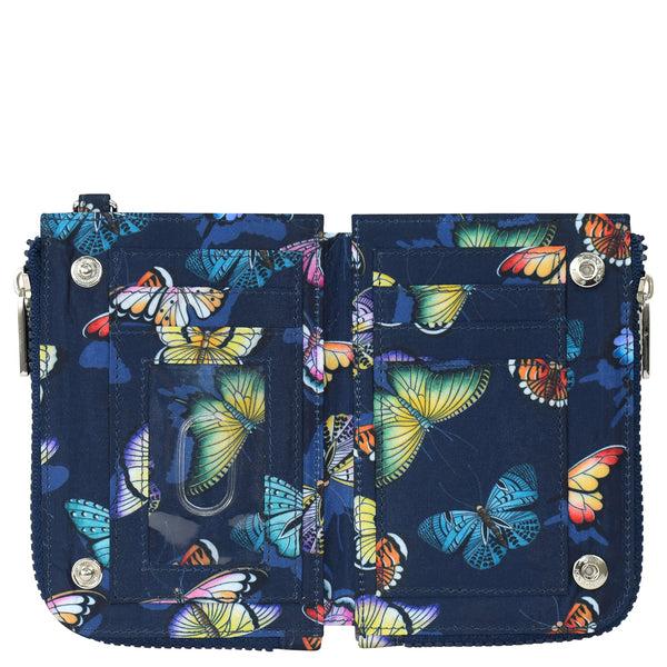 Anuschka Wanderlust Quilted Fabric Double Zip Wristlet - 18003