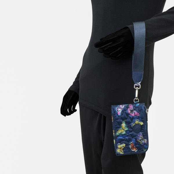 Anuschka Wanderlust Quilted Fabric Double Zip Wristlet - 18003