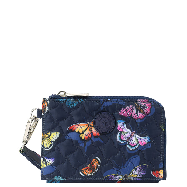 anuschka Wanderlust Quilted Fabric Double Zip Wristlet - 18003