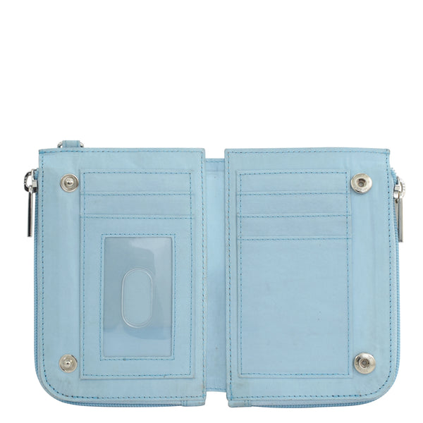 Anuschka Wanderlust Quilted Fabric Double Zip Wristlet - 18003