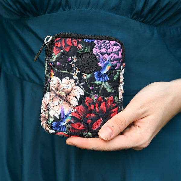 Anuschka Wanderlust Quilted Fabric Mini Travel Pouch - 18005