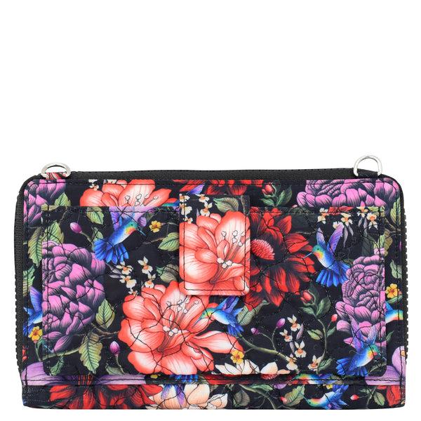 Anuschka Wanderlust Quilted Fabric Organizer Crossbody - 18004