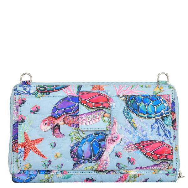 Anuschka Wanderlust Quilted Fabric Organizer Crossbody - 18004