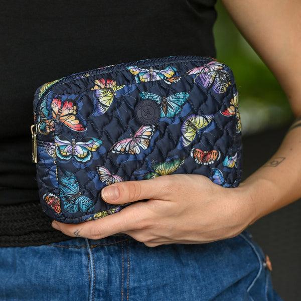 Anuschka Wanderlust Quilted Fabric Organizer Pouch (Small) - 18002