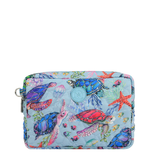 anuschka Wanderlust Quilted Fabric Organizer Pouch (Small) - 18002