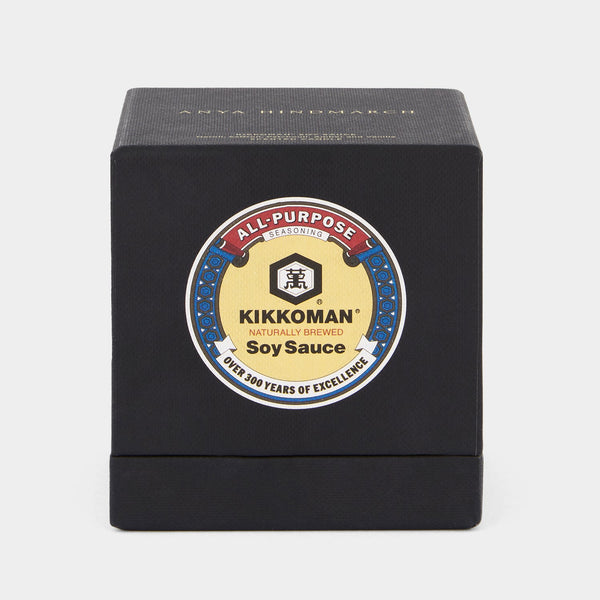 Anya Hindmarch Anya Brands Kikkoman Candle Capra Leather In Black