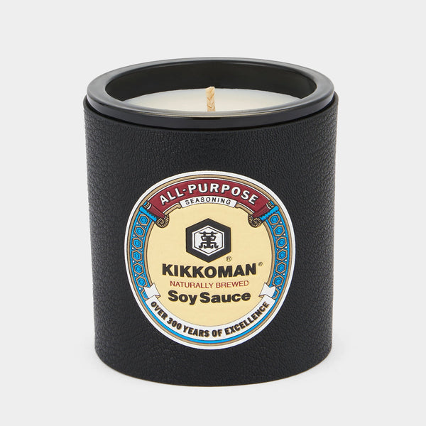 anya hindmarch Anya Brands Kikkoman Candle Capra Leather in Black