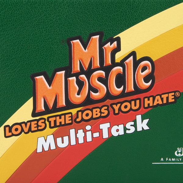 Anya Hindmarch Anya Brands Mr Muscle Zip Loose Pocket Capra Leather In Apple Green