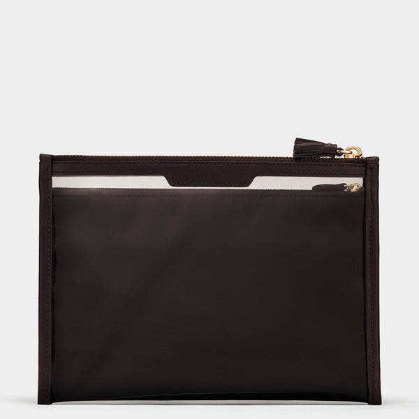 Anya Hindmarch Safe Deposit Case Econyl® In Black