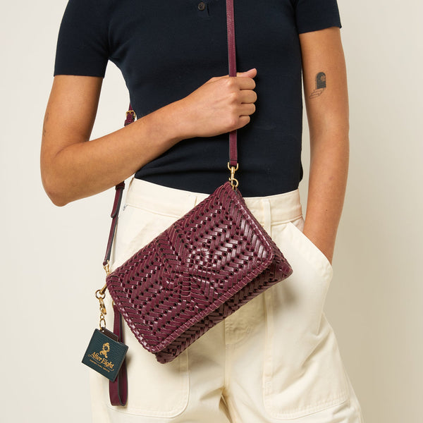 Anya Hindmarch Neeson Cross-body Calf Leather In Orchid Purple