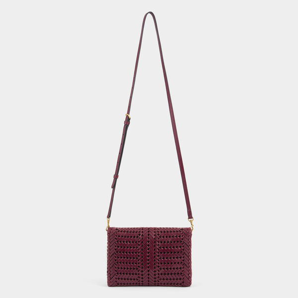 Anya Hindmarch Neeson Cross-body Calf Leather In Orchid Purple