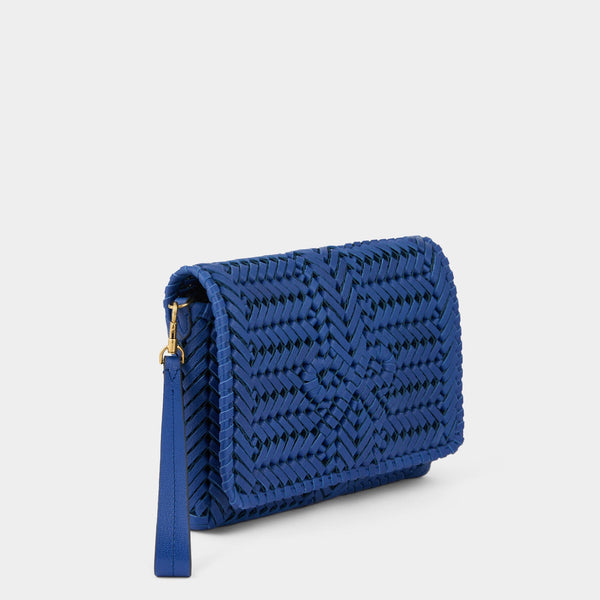 Anya Hindmarch Neeson Cross-body Capra Leather In Monday Blue