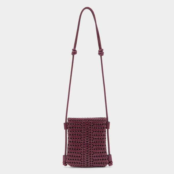 Anya Hindmarch Neeson Cross-body Pouch Calf Leather In Orchid Purple