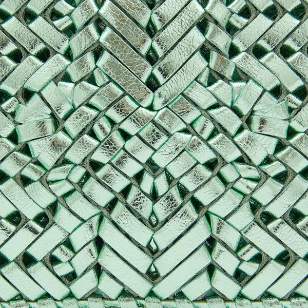 Anya Hindmarch Neeson Tassel Clutch Capra Leather In Pistachio Green