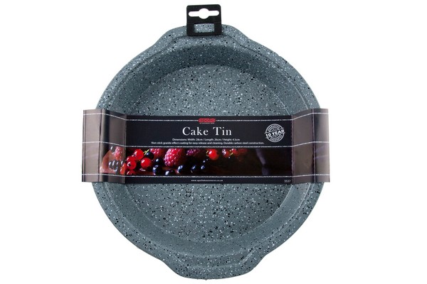 apollo housewares 3537 - Granite Cake tin round Granite Cake tin round