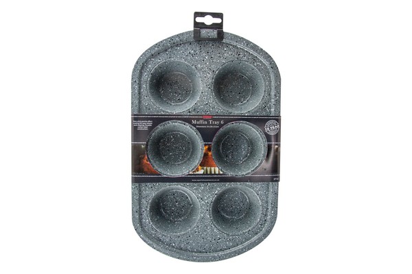 apollo housewares 3714 - Granite Muffin tray 6 Granite Muffin tray 6