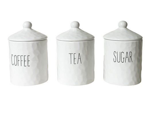 apollo housewares 4113 - Dimples Canister Set3 Dimples Canister Set3