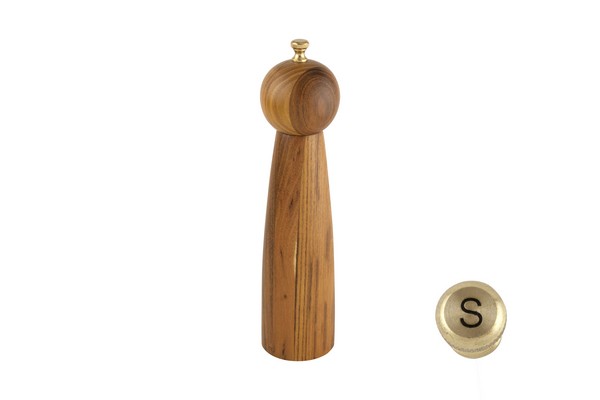 apollo housewares 4271 - Teak Salt Mill 27cm Teak Salt Mill 27cm