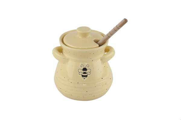 apollo housewares 4294 - Honey Jar with dipper Honey Jar with dipper