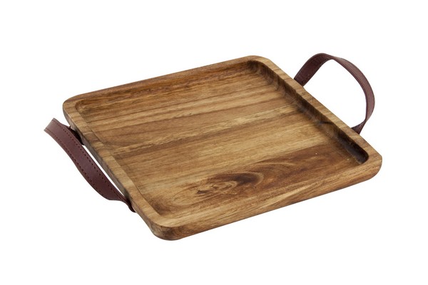 apollo housewares 4295 - Acacia Tray Board Sq Medium Acacia Tray Board Sq Medium