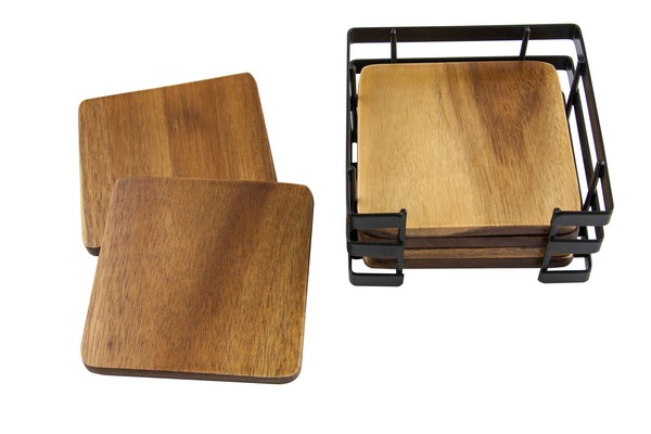 apollo housewares 4689 - Flat Iron Coaster Holder Flat Iron Coaster Holder