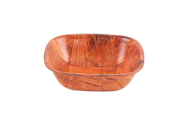 apollo housewares 4911 - Woven wood bowl 15cm SQ Woven wood bowl 15cm SQ