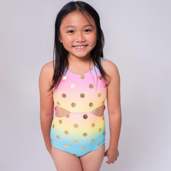 Appaman Erika Swimsuit Rainbow Dots