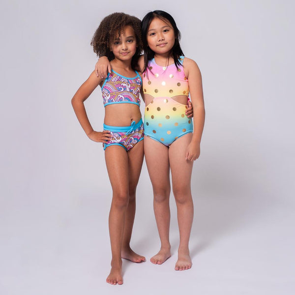 Appaman Erika Swimsuit Rainbow Dots