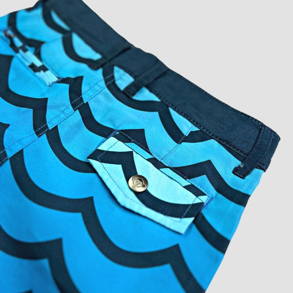 Appaman Hybrid Swim Shorts Wavy Blue