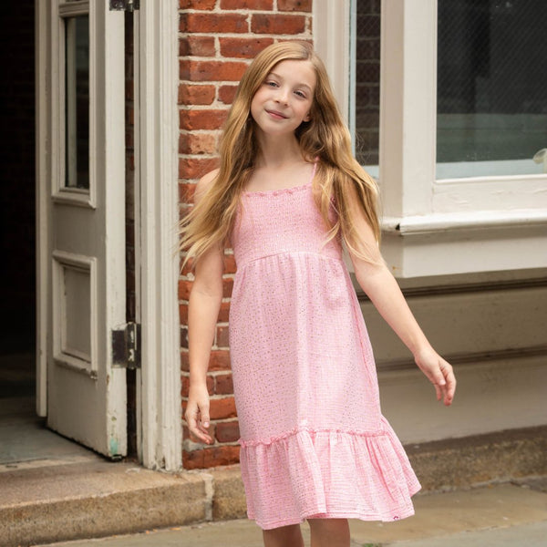 Appaman Madison Dress Pink Gold