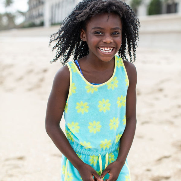 Appaman Mia Dress Blue Daisies