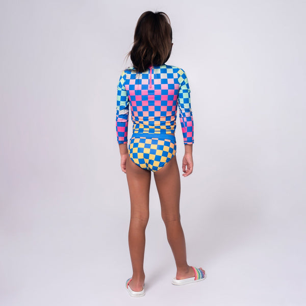 Appaman Oceana Rash Guard Set Checkerboard