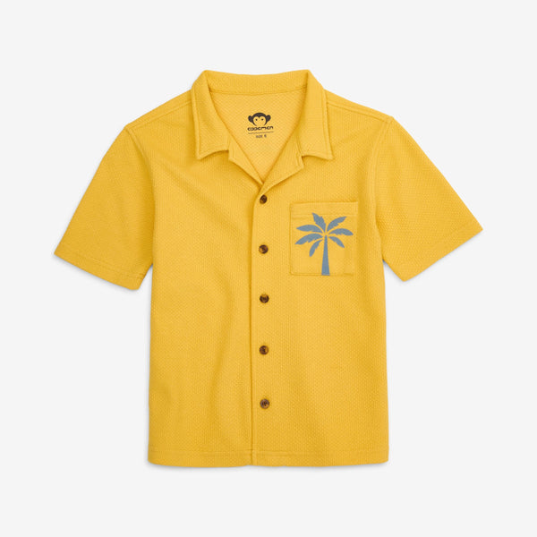 Appaman Resort Waffle Knit Set Palm Tree