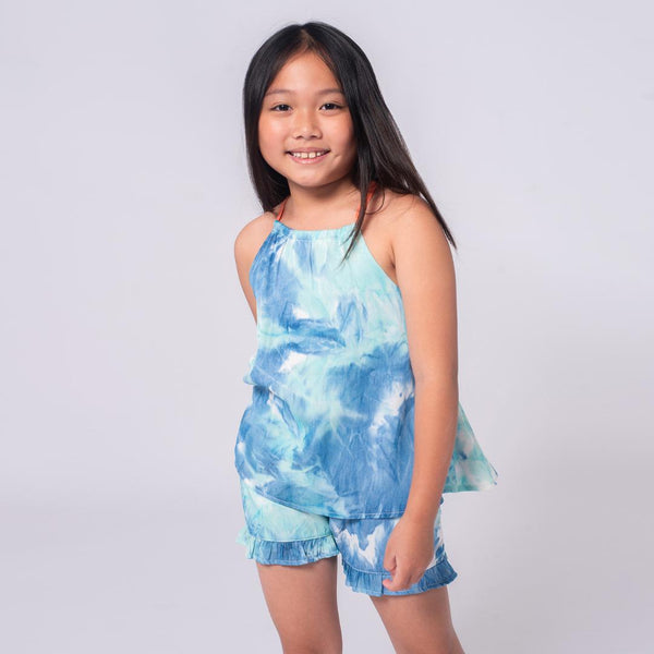 Appaman Soft Ruffle Set Turquoise Water