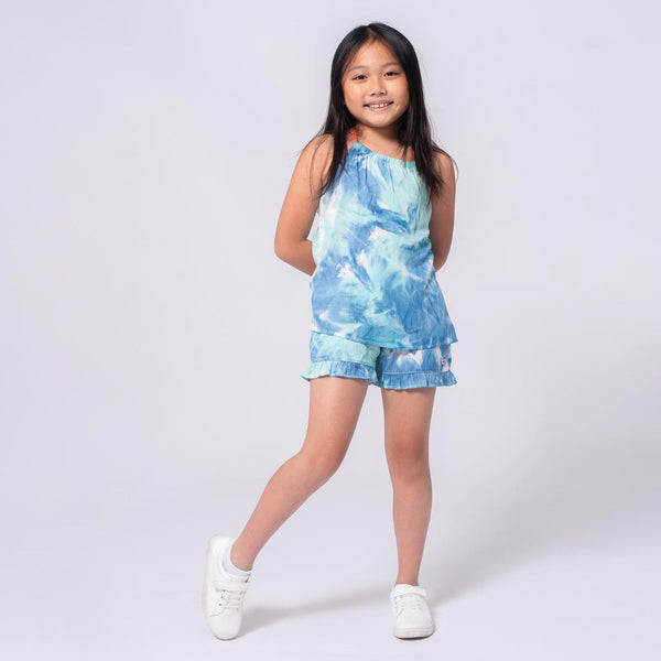 Appaman Soft Ruffle Set Turquoise Water