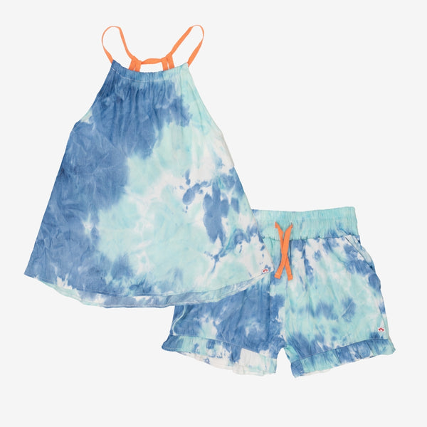 appaman Soft Ruffle Set Turquoise Water