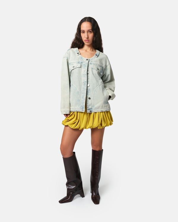 Apparis Barlow Scoop Neck Jacket Light Blue