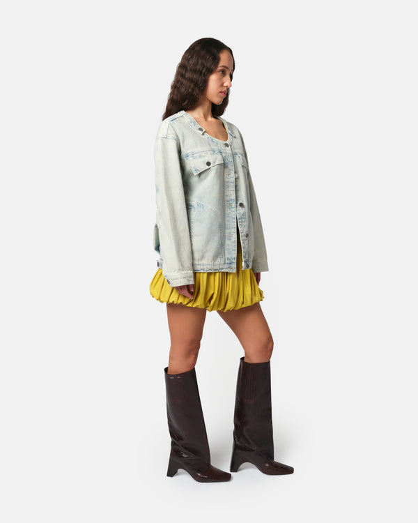 Apparis Barlow Scoop Neck Jacket Light Blue