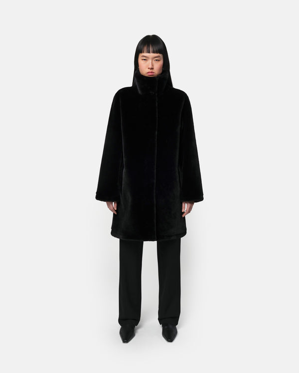 apparis Blair Coat Noir