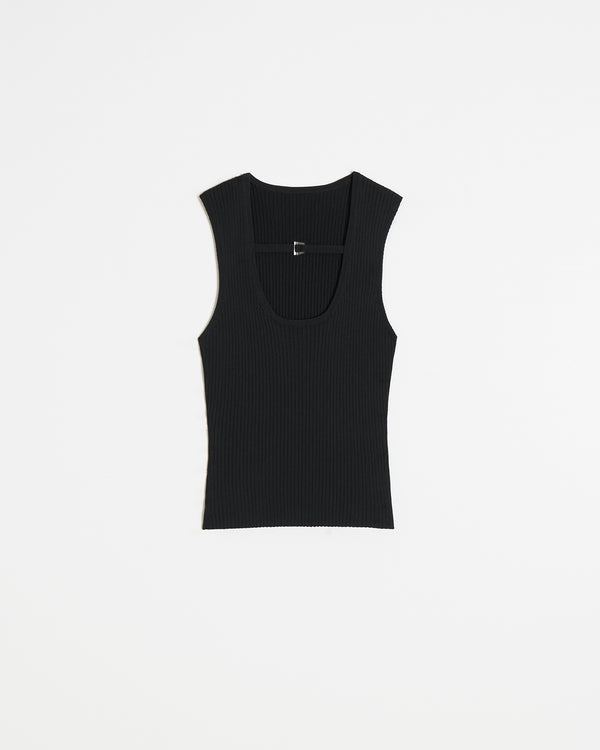 Apparis Blake Scoop Tank Noir