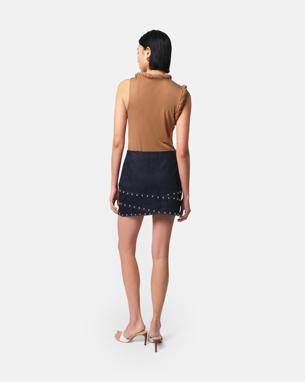Apparis Bullet Crossover Skirt Indigo